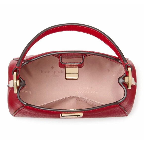 New Kate Spade Phoebe Mini Top Handle Crossbody Perfect Cherry - Picture 3 of 5